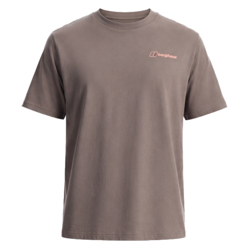 Berghaus Mens Moutain Matrix Graphic T-Shirt Volcanic Ash
