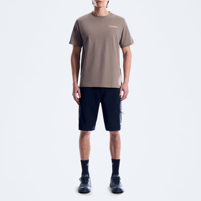 Berghaus Mens Moutain Matrix Graphic T-Shirt Volcanic Ash