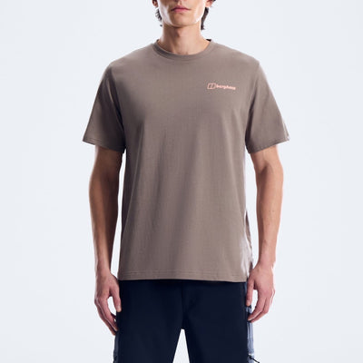 Berghaus Mens Moutain Matrix Graphic T-Shirt Volcanic Ash