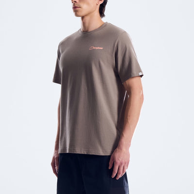 Berghaus Mens Moutain Matrix Graphic T-Shirt Volcanic Ash