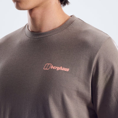 Berghaus Mens Moutain Matrix Graphic T-Shirt Volcanic Ash