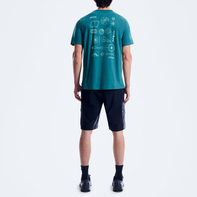 Berghaus Mens Geo Moutaintry Essential T-Shirt Northern Storm