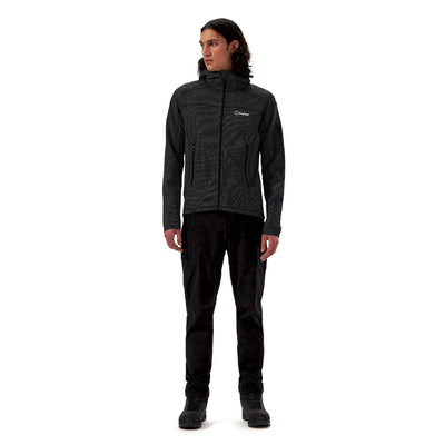Berghaus Pravitale Mountain 2.0 Hooded Fleece Jacket Dark Grey / Black