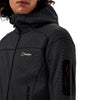 Berghaus Pravitale Mountain 2.0 Hooded Fleece Jacket Dark Grey / Black