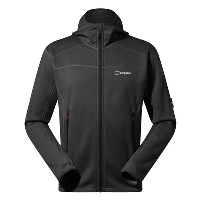 Berghaus Pravitale Mountain 2.0 Hooded Fleece Jacket Dark Grey / Black