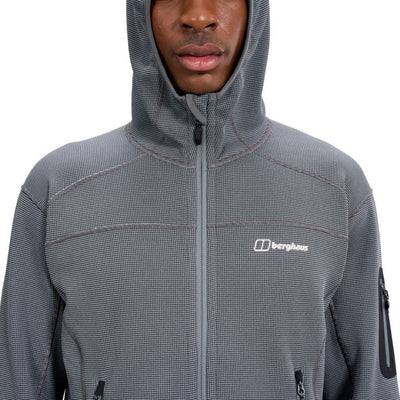 Berghaus Pravitale Mountain 2.0 Hooded Fleece Jacket Grey