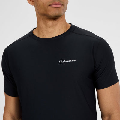 Berghaus Mens 24/7 Tech Tee Super Stretch Crew Black