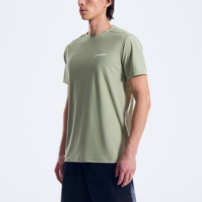 Berghaus Mens 24/7 Tech Tee Super Stretch Crew Wisdom Light Green