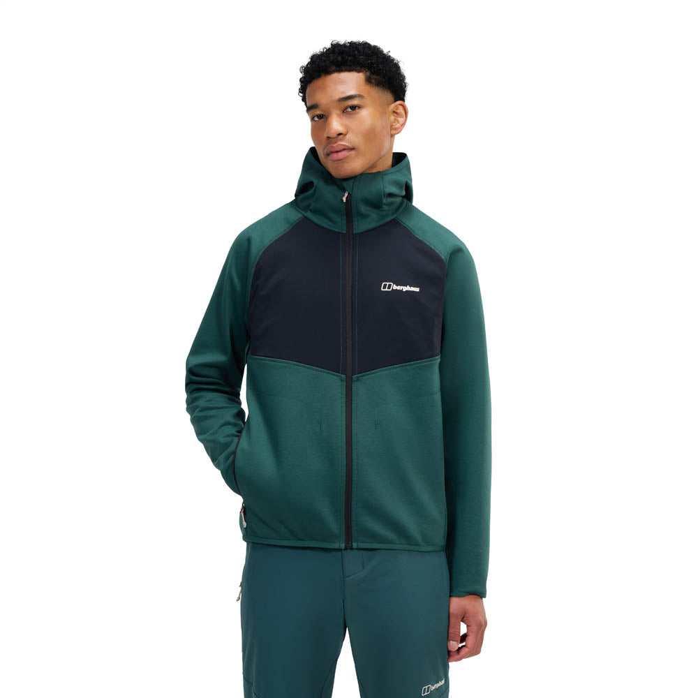 Berghaus Trawden Hybrid Jacket Dark Green and Black