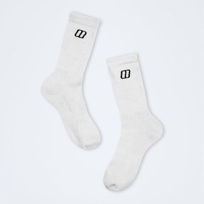 Berghaus Unisex Adult 3PK Sport Crew Socks White