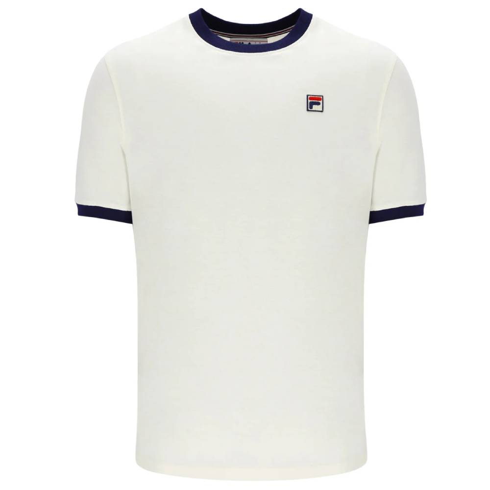 Fila Vintage Marconi Essential Ringer T-Shirt Gardenia