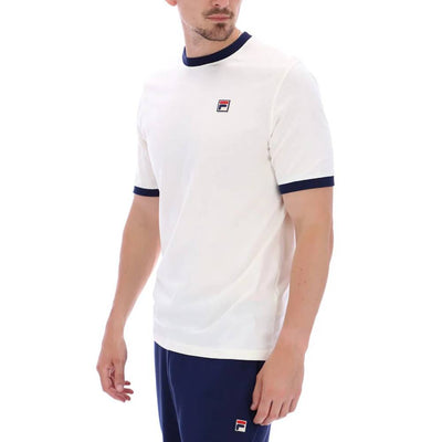 Fila Vintage Marconi Essential Ringer T-Shirt Gardenia