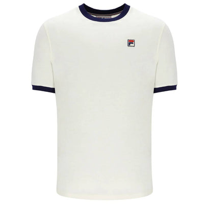 Fila Vintage Marconi Essential Ringer T-Shirt Gardenia