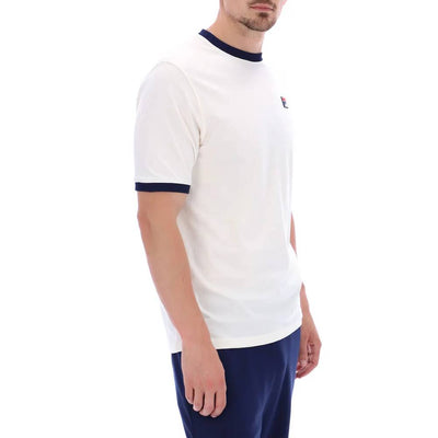 Fila Vintage Marconi Essential Ringer T-Shirt Gardenia