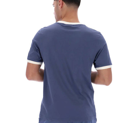 Fila Vintage Marconi Essential Ringer T-Shirt Vintage Indigo