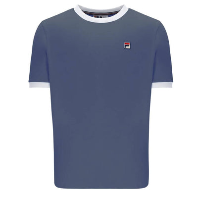 Fila Vintage Marconi Essential Ringer T-Shirt Vintage Indigo
