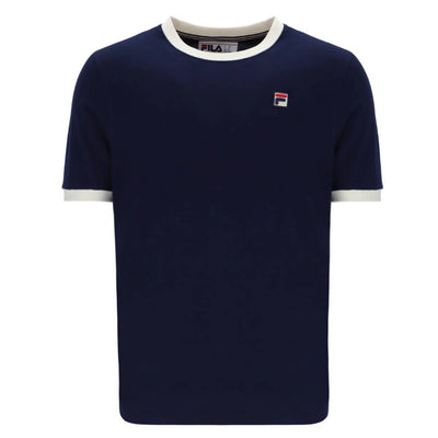 Fila Vintage Marconi Essential Ringer T-Shirt Fila Navy