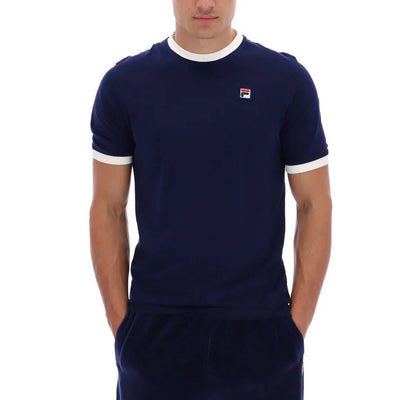 Fila Vintage Marconi Essential Ringer T-Shirt Fila Navy