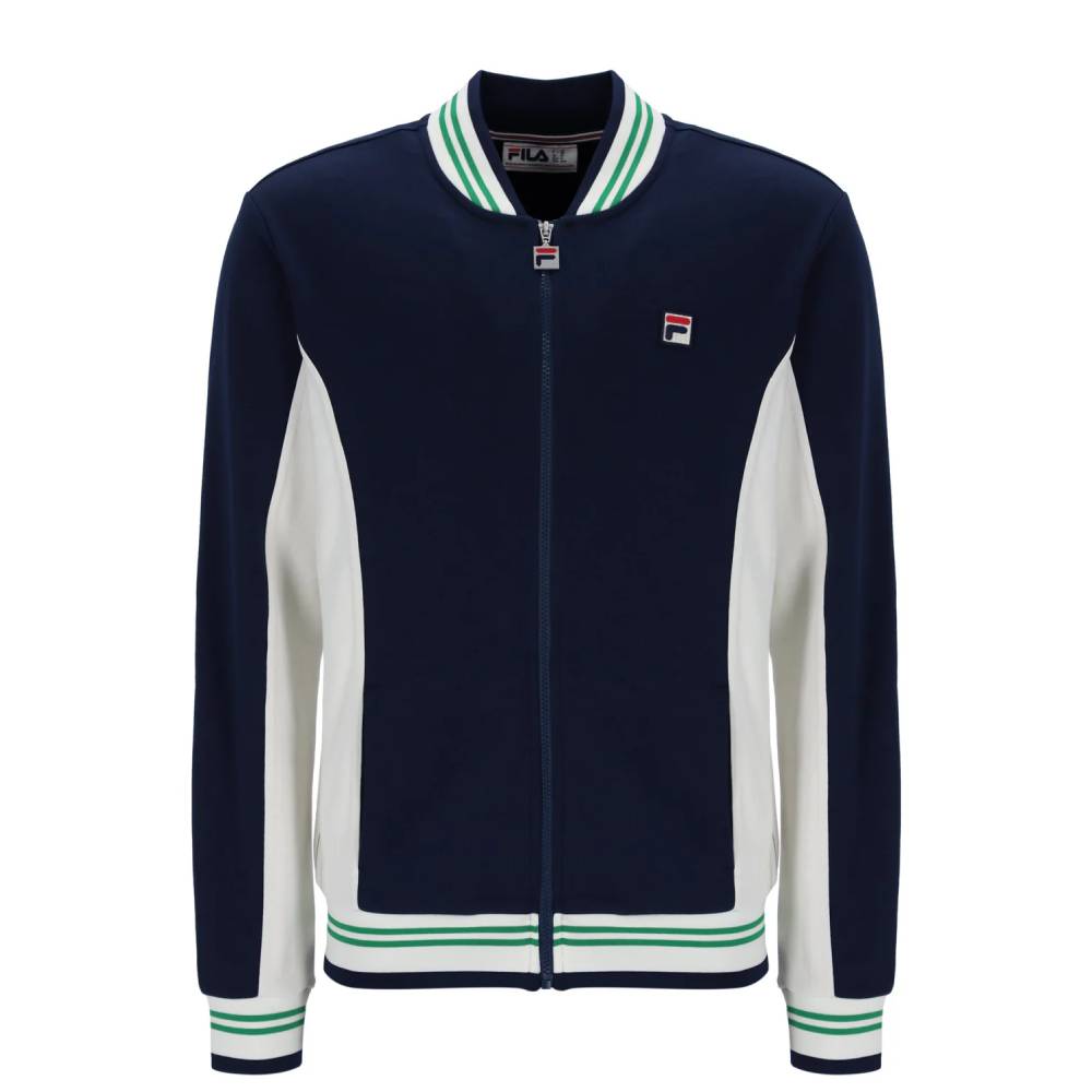 Fila Vintage Settanta Baseball Track Top Jacket Fila Navy