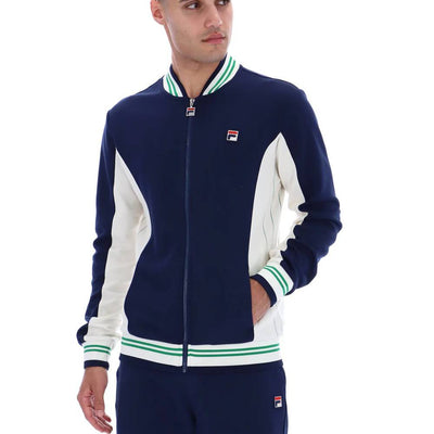 Fila Vintage Settanta Baseball Track Top Jacket Fila Navy
