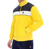 Fila Vintage Eccellente Track Top Jacket High Visability Yellow / Navy / White