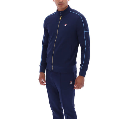 Fila Vintage Eldon Track Top Fila Navy / Azure Blue