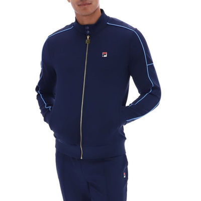 Fila Vintage Eldon Track Top Fila Navy / Azure Blue