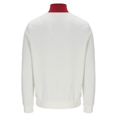 Fila Vintage Enrico Track Top With Terry Stripes Gardenia / Garnet / White