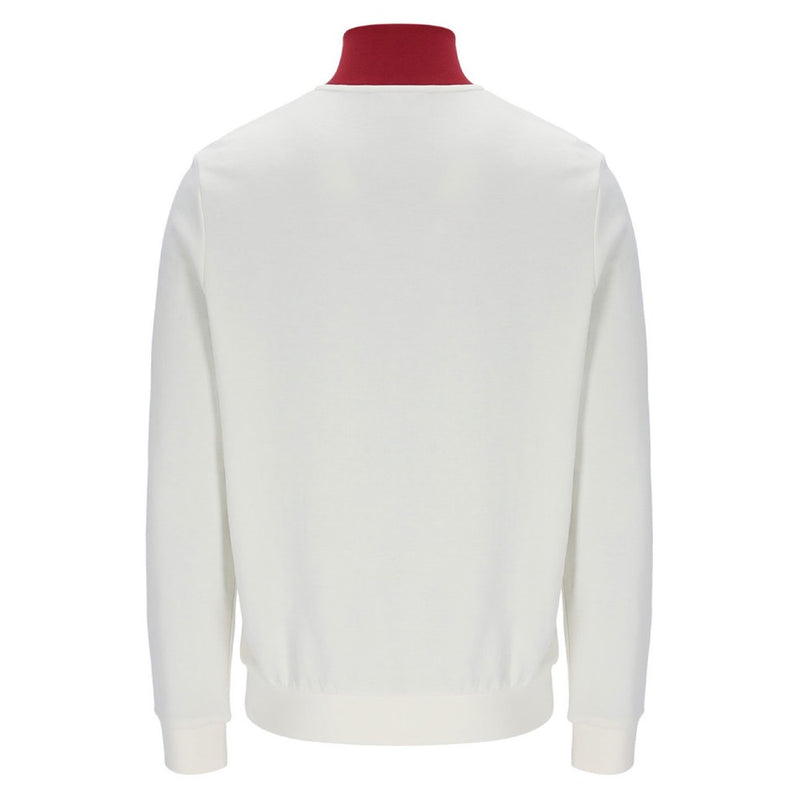 Fila Vintage Enrico Track Top With Terry Stripes Gardenia / Garnet / White