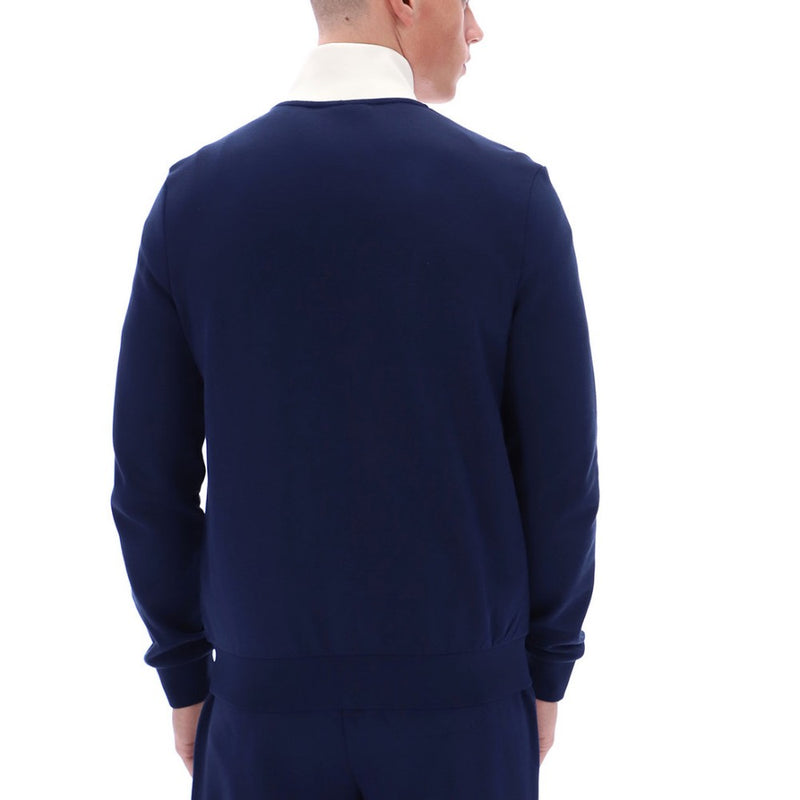 Fila Vintage Enrico Track Top With Terry Stripes Fila Navy