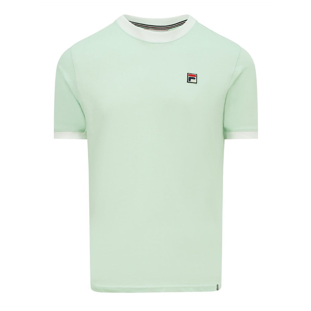 Fila Vintage Marconi Essential Ringer T-Shirt Surf Spray / White