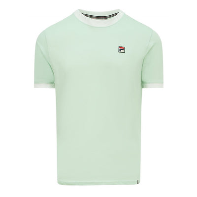 Fila Vintage Marconi Essential Ringer T-Shirt Surf Spray / White