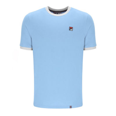 Fila Vintage Marconi Essential Ringer T-Shirt Frozen Fjord / White