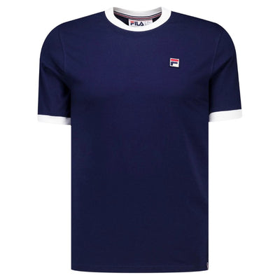 Fila Vintage Marconi Essential Ringer T-Shirt Fila Navy / White