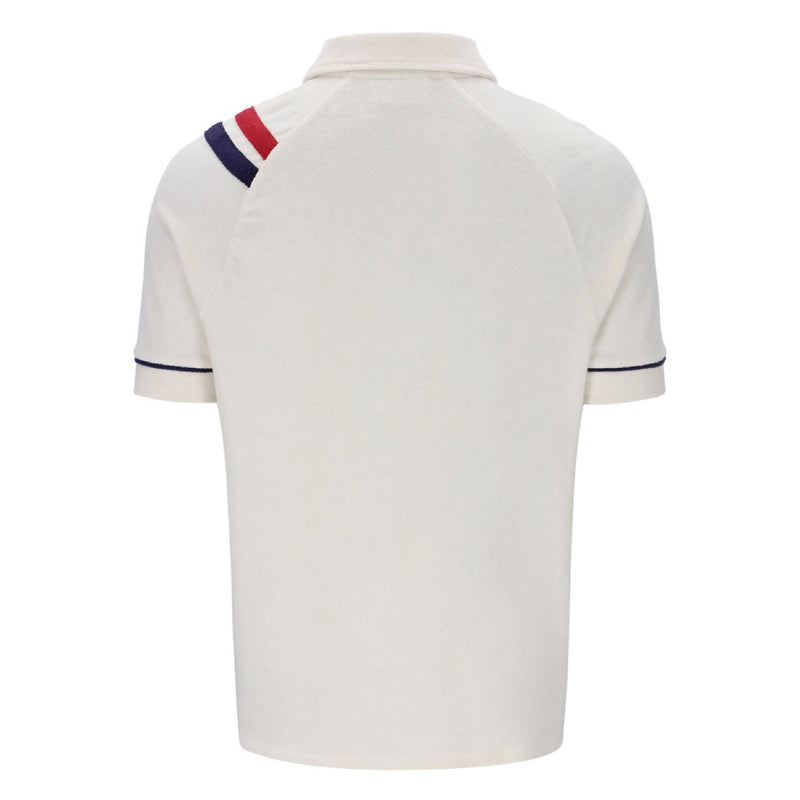 Fila Vintage Massimo Terry Polo Shirt Gardenia / Garnet / Fila Navy