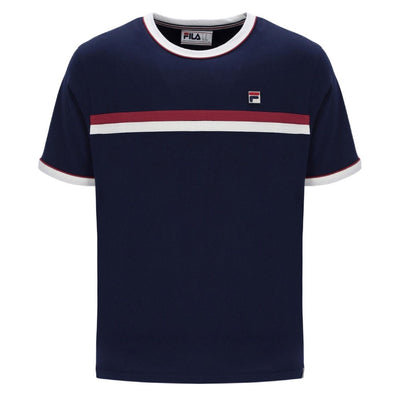 Fila Vintage Rosario T-Shirt Fila Navy / Gardenia / Garnet