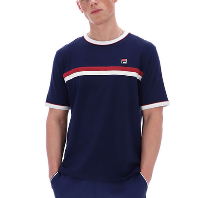 Fila Vintage Rosario T-Shirt Fila Navy / Gardenia / Garnet