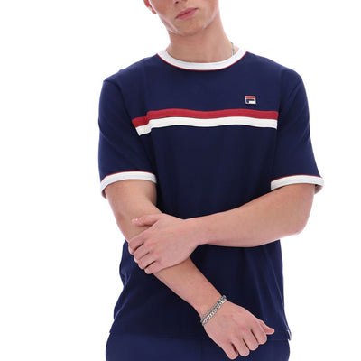 Fila Vintage Rosario T-Shirt Fila Navy / Gardenia / Garnet