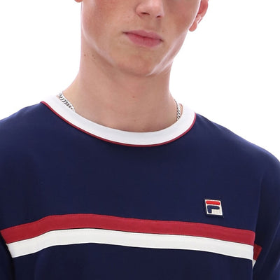 Fila Vintage Rosario T-Shirt Fila Navy / Gardenia / Garnet