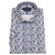 Guide London Short Sleeve Geometric Pattern Shirt Blue HS2785