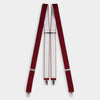 Ibex Clip On Plain Braces Burgundy