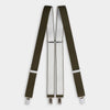 Ibex Clip On Plain Braces Khaki Green