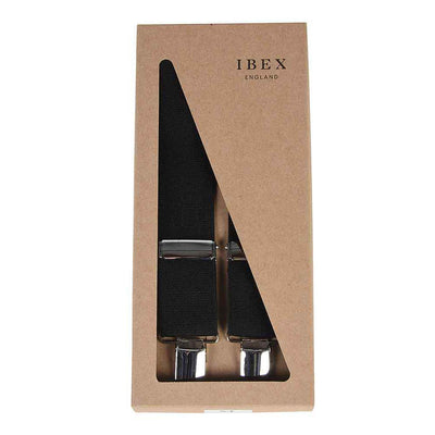 Ibex Clip On Plain Braces Black