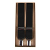 Ibex Clip On Plain Braces Black