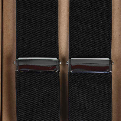 Ibex Clip On Plain Braces Black