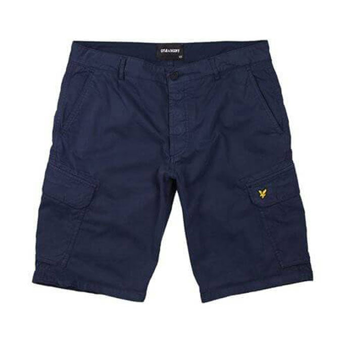 Lyle & Scott Men's Wembley Cargo Shorts Dark Navy