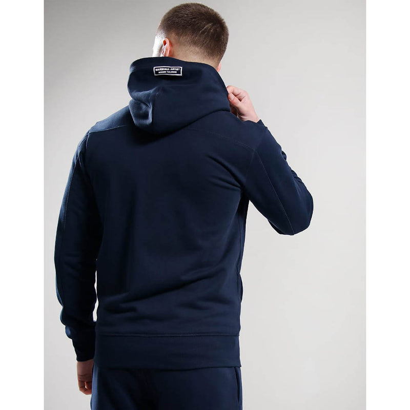 Marshall Artist Siren Fleece Full Zip Hoodie Navy