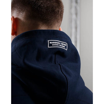 Marshall Artist Siren Fleece Full Zip Hoodie Navy