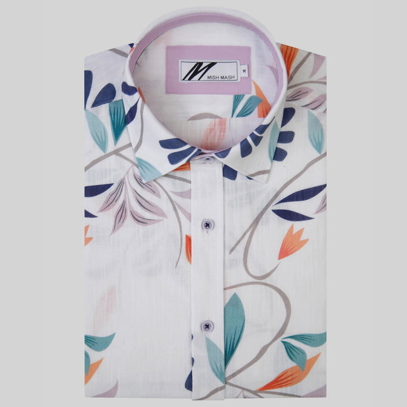 Mish Mash Bari Short Sleeve Shirt White