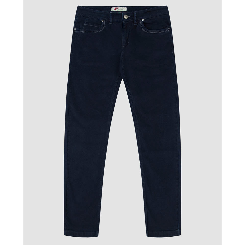 Mish Mash 1984 Tapered Fit Mid Stretch Brushed Denim Hawker Dark Jeans